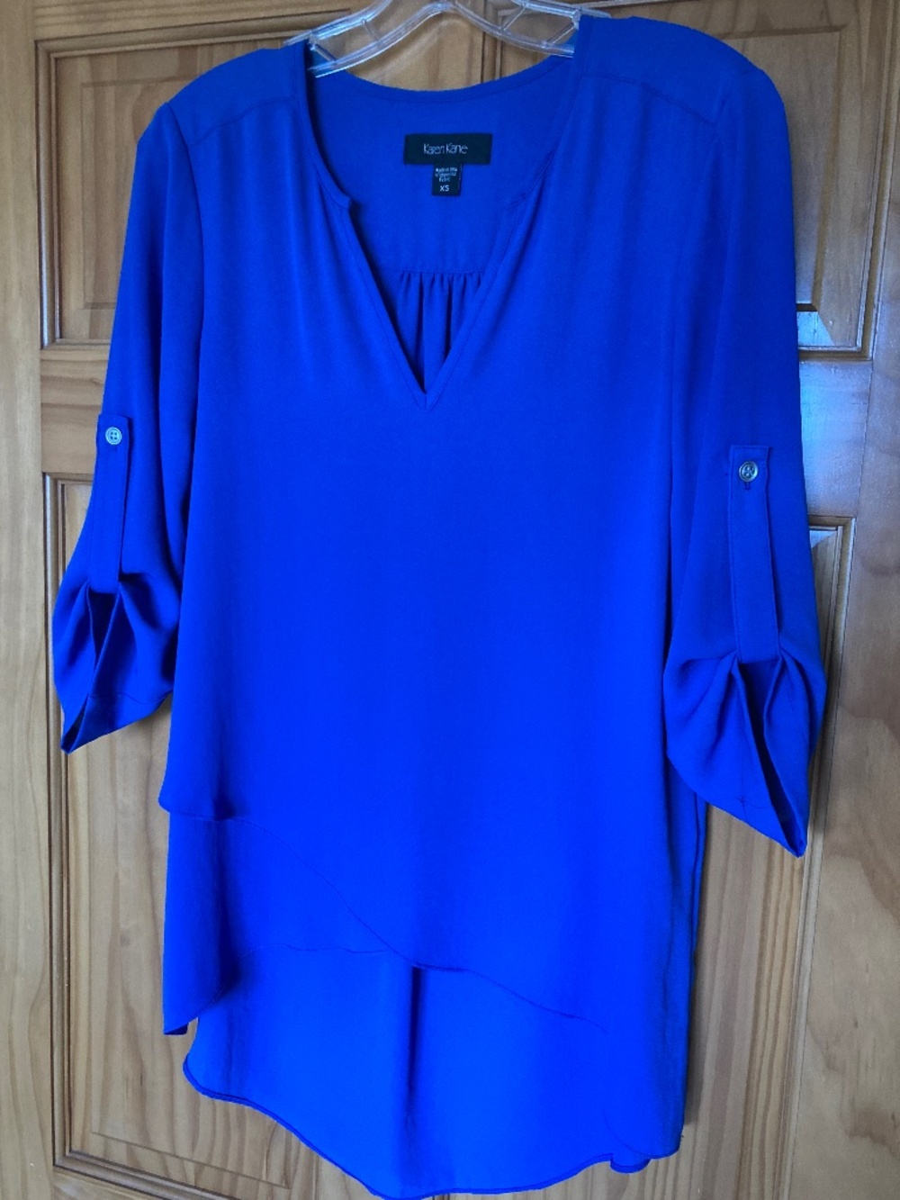 Karen Kane asymmetrical top